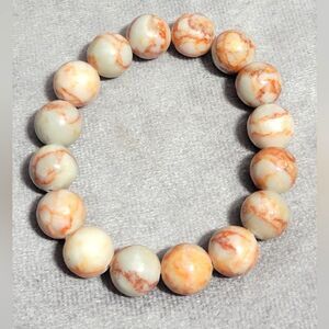 ‎Red Jasper Beaded Bracelet